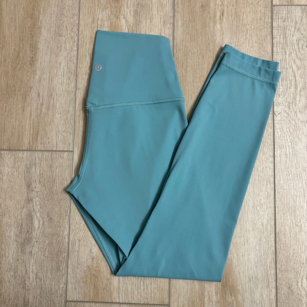 lululemon Align High-rise Pant 25” tidal teal Size 6
